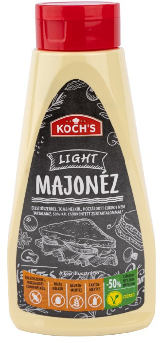 Kochs Light majonéz tojás nélkül, édesítőszerrel 450g